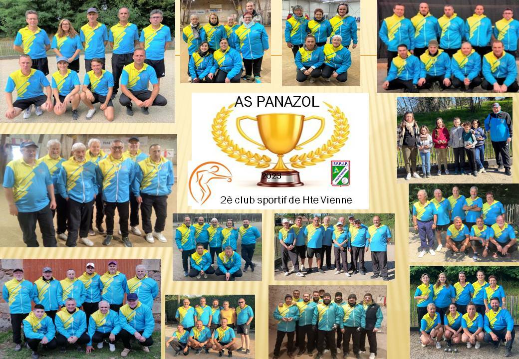 L'AS Panazol Pétanque mise à l'honneur aux Trophées des Sports de la Ville de Panazol
